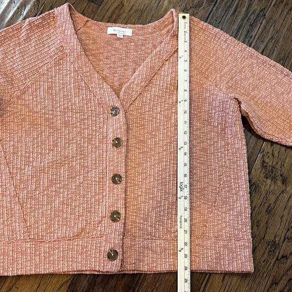 Turo By Vince Camuto Cardigan Sweater Women's Size XXL Button Front Textured 2XL - Picture 10 of 15